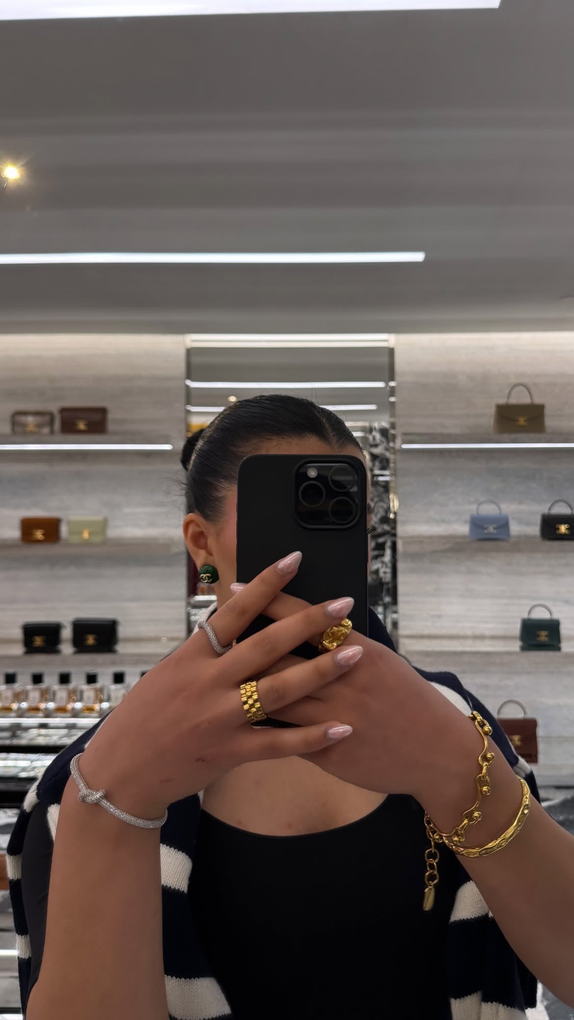 Armband & Halsband set i guld | Statement halsband och armband | Midas glans - Lais