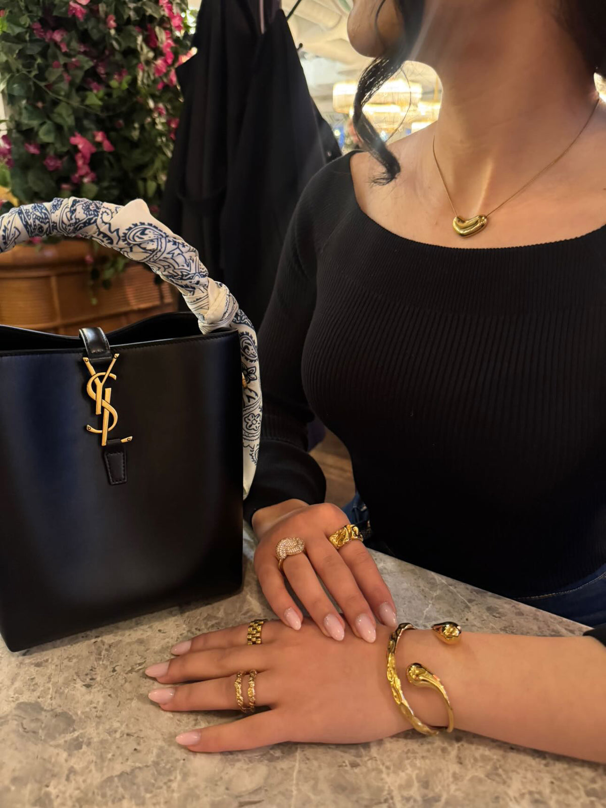 Statement halsband I guld och silver - Lais Guld och silver halsband