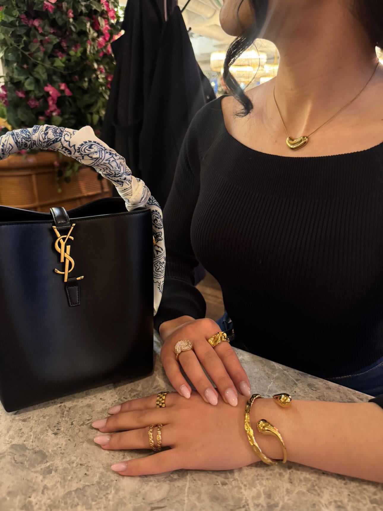 Statement halsband I guld och silver - Lais Guld och silver halsband