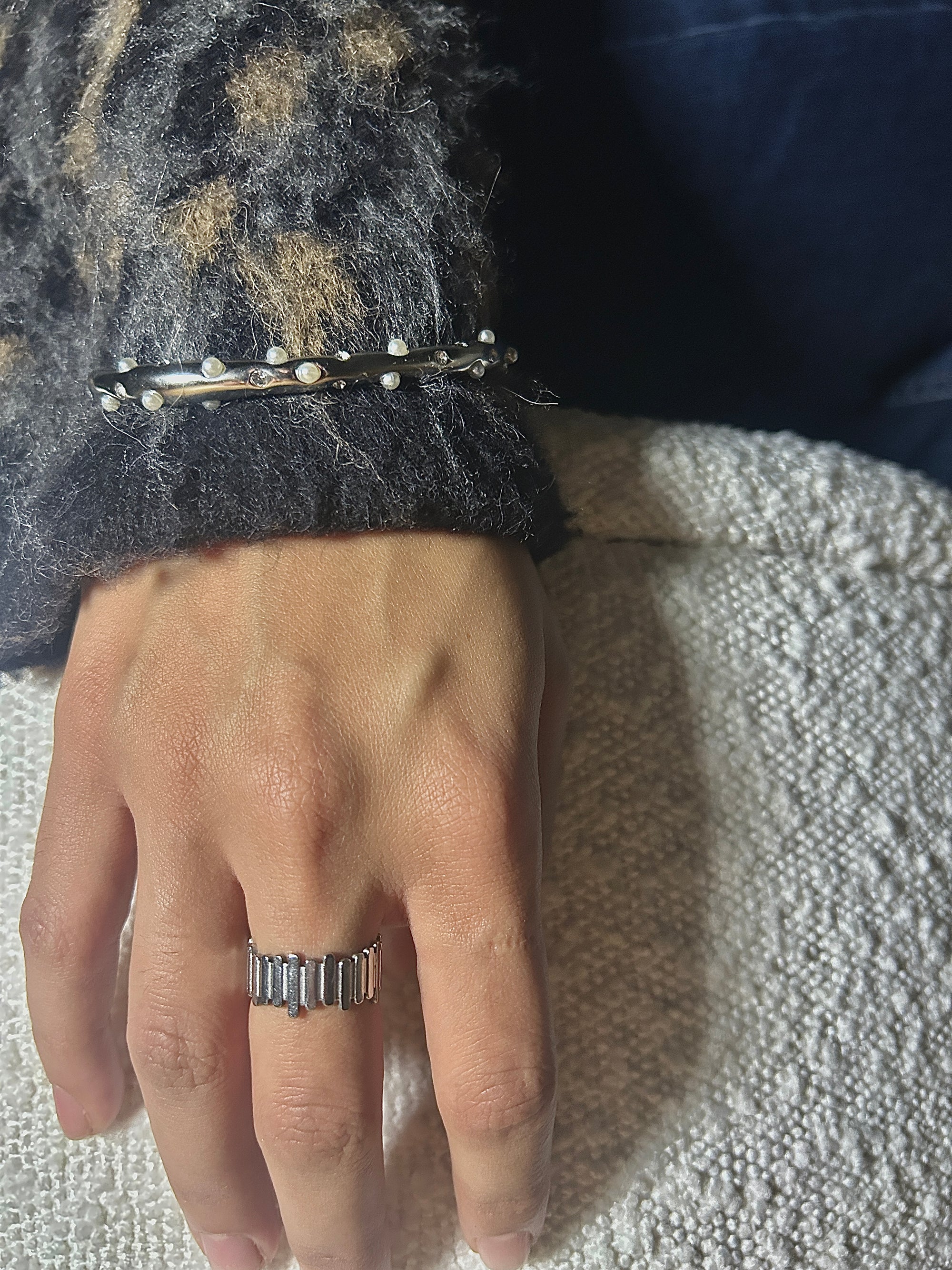 Armband med pärlor | Unikt armband med kristall & pärlor | Sofie - Lais