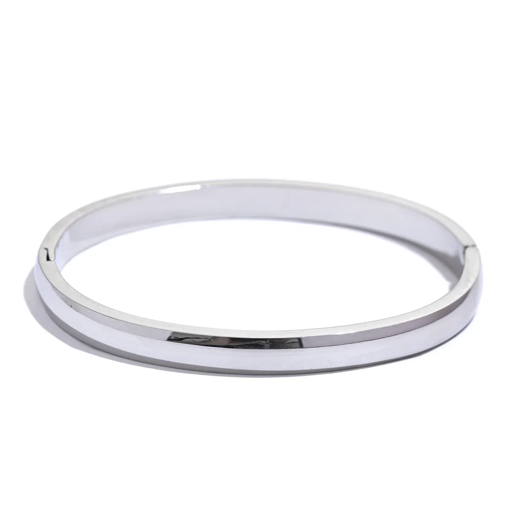 Enkelt & Stilrent justerbart  Silver Armband med slät yta på 925 s.silver | Perfekt för vardag och fest smycke | För damer