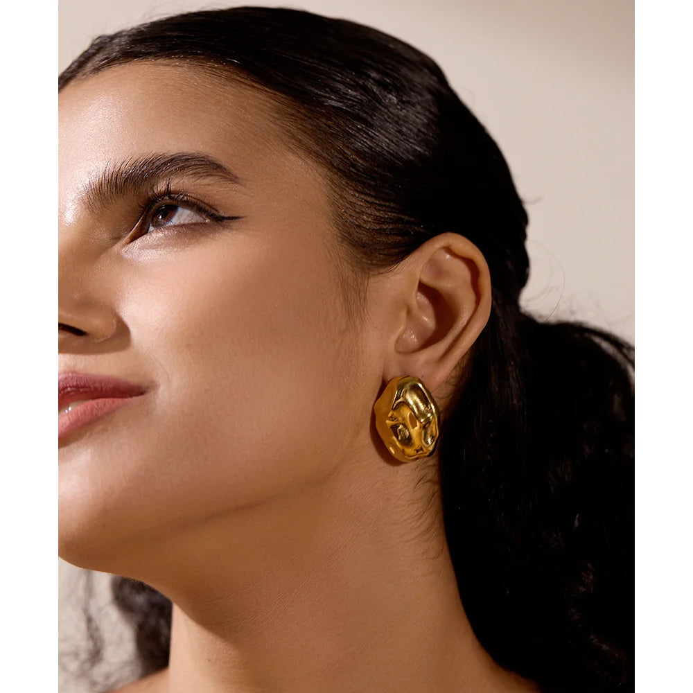 Häng örhängen | Unika guld & Silver örhängen | Blitz - Lais