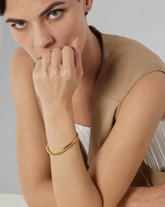 Guld & Silver armband | Elegant & Stilrent armband | Frida - Lais