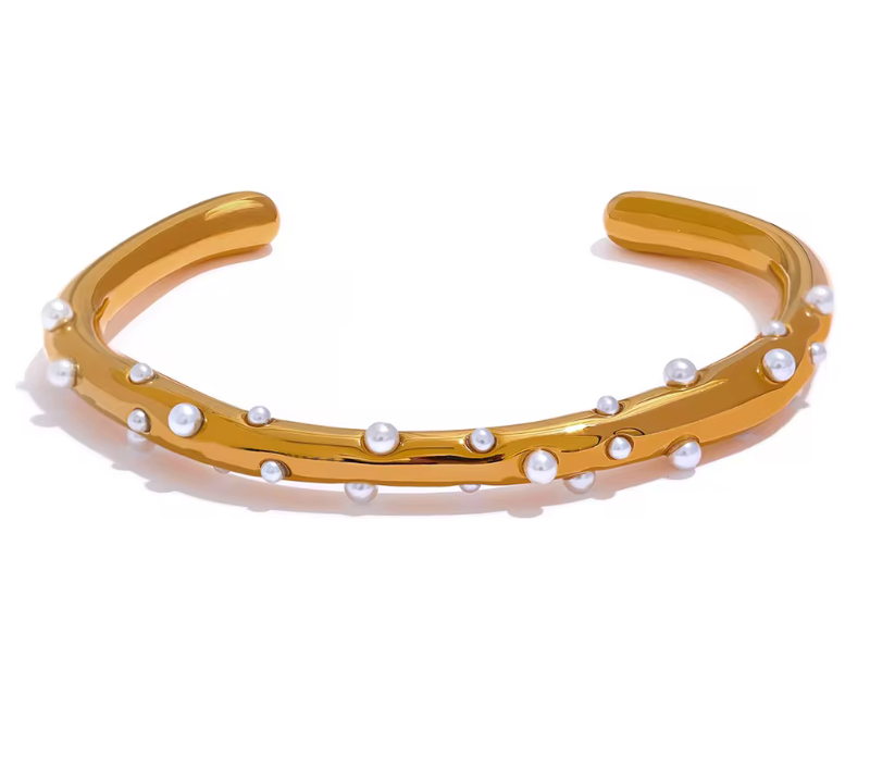 Armband med pärlor | Unikt armband med kristall & pärlor | Sofie - Lais