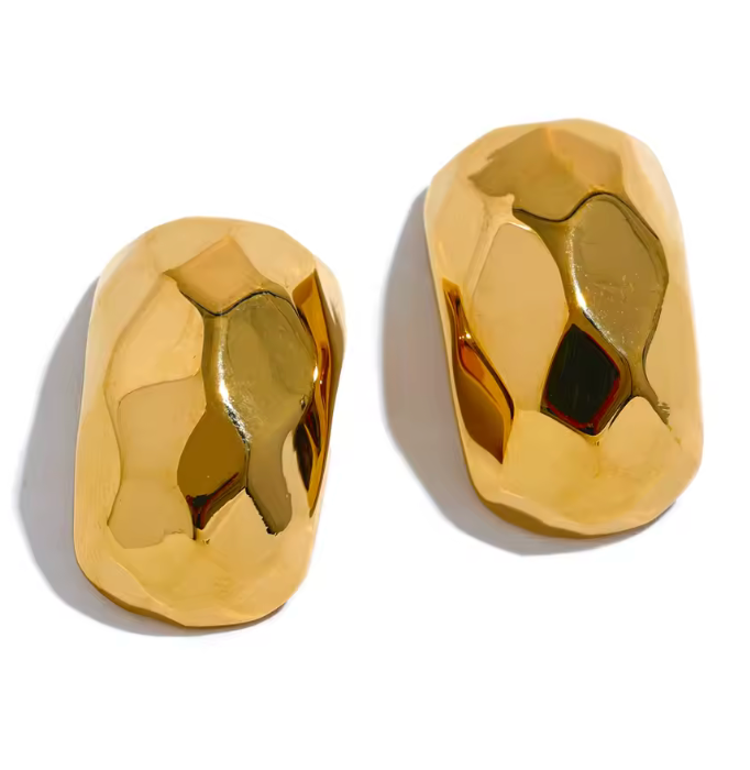 Örhänge i guld & Silver | Unikt häng örhänge i guld & Silver | Lisa - Lais