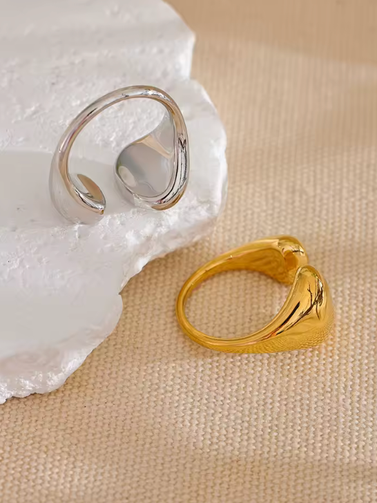 Ring för dam - Ring i guld och silver