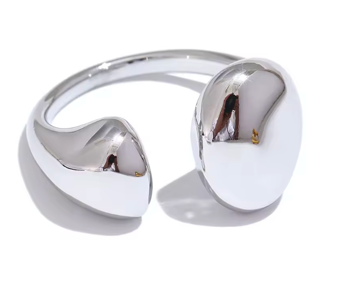 Ring för dam - Ring i guld och silver