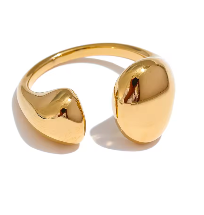 Ring för dam - Ring i guld och silver